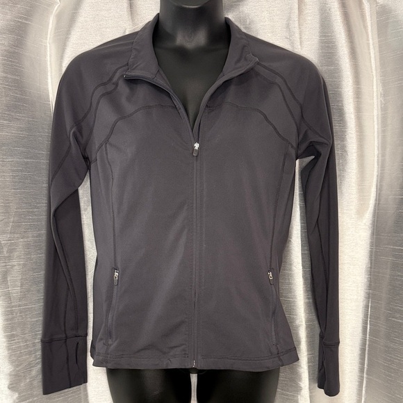 Gap BodyFit Full Zip Stretch Gray Athletic Jacket Women’s XL - Picture 1 of 8